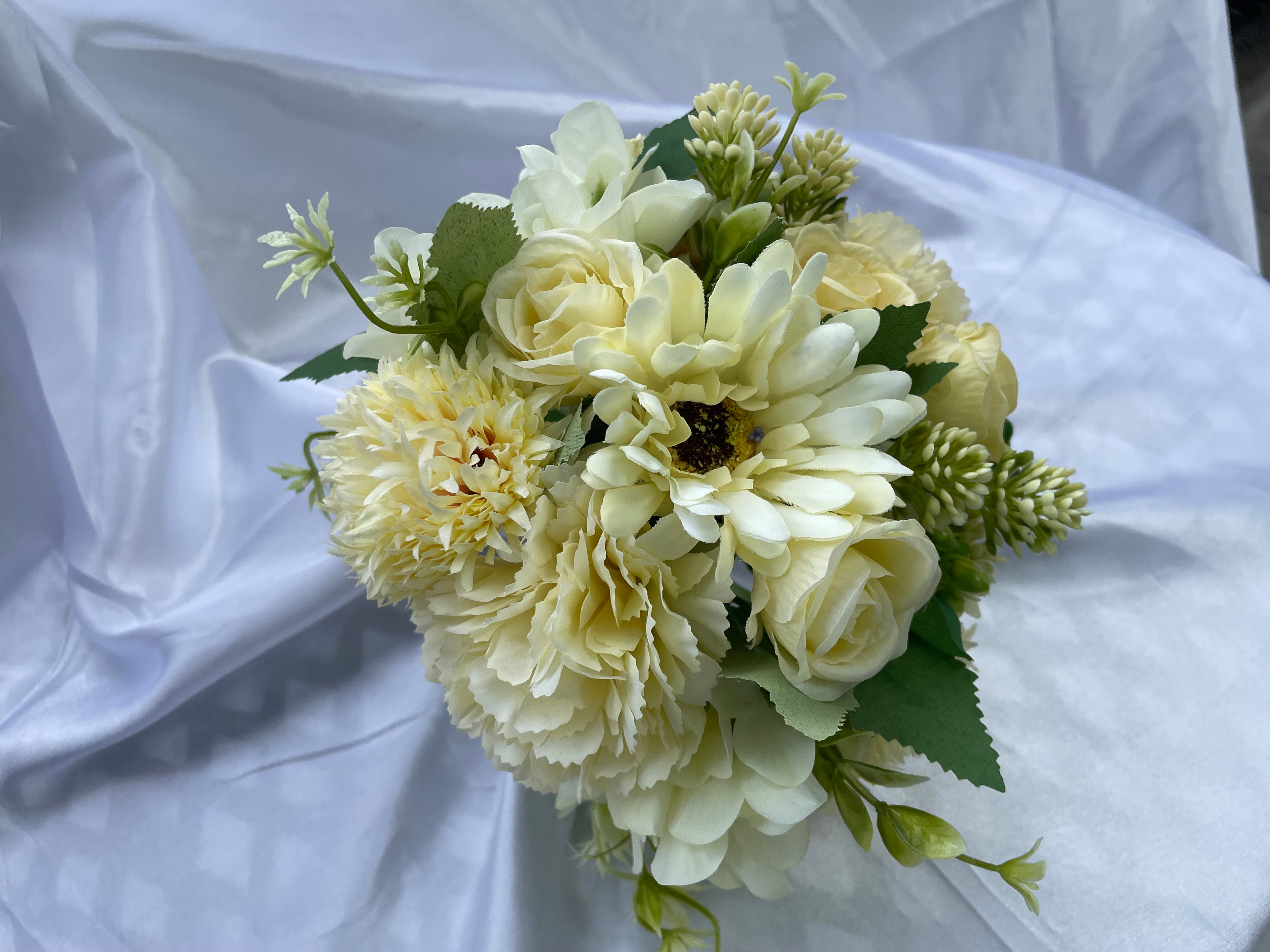 Lemon Artificial Flower Wedding Bouquet