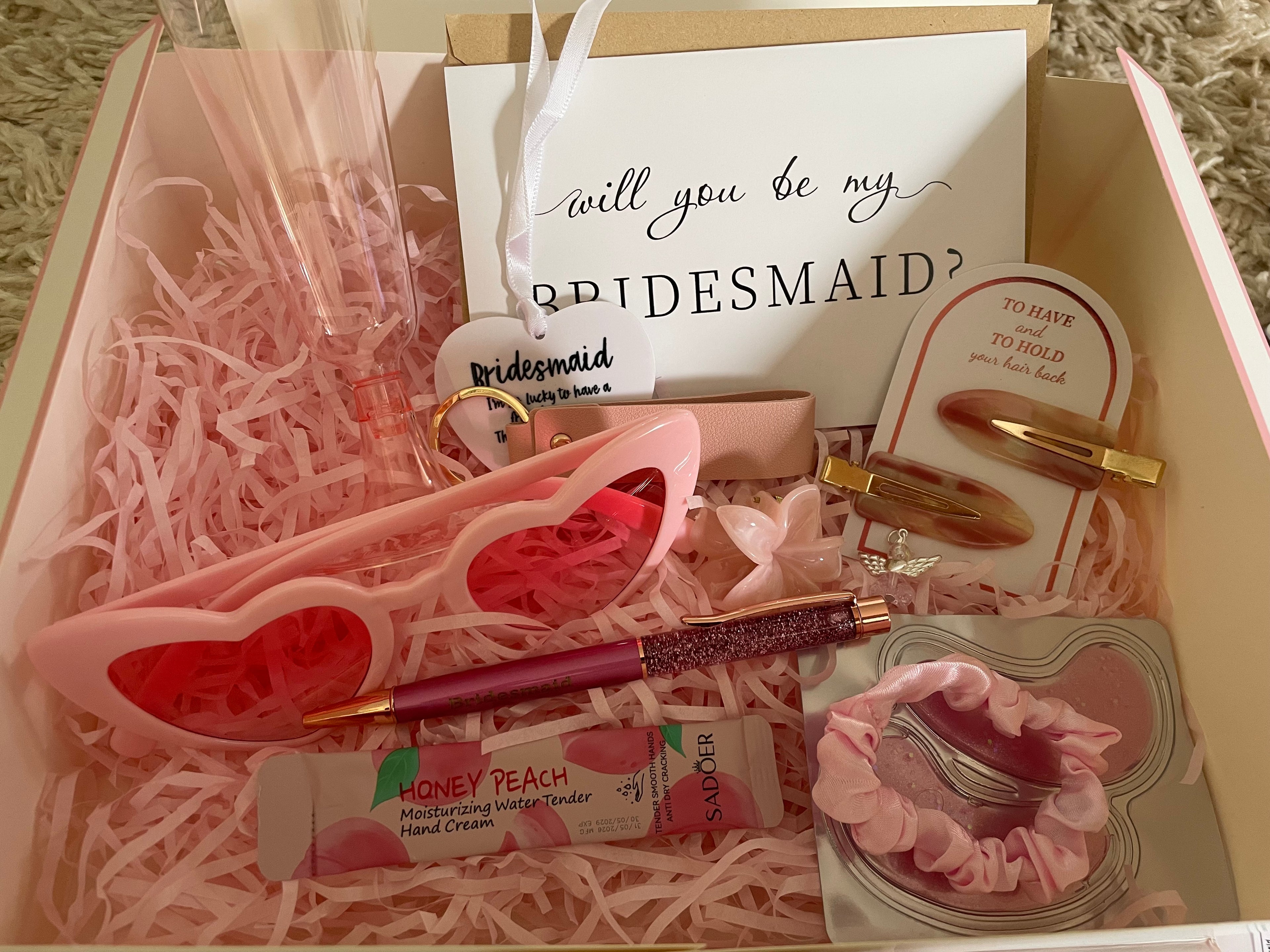 Bridesmaids Proposal Box large (pink)