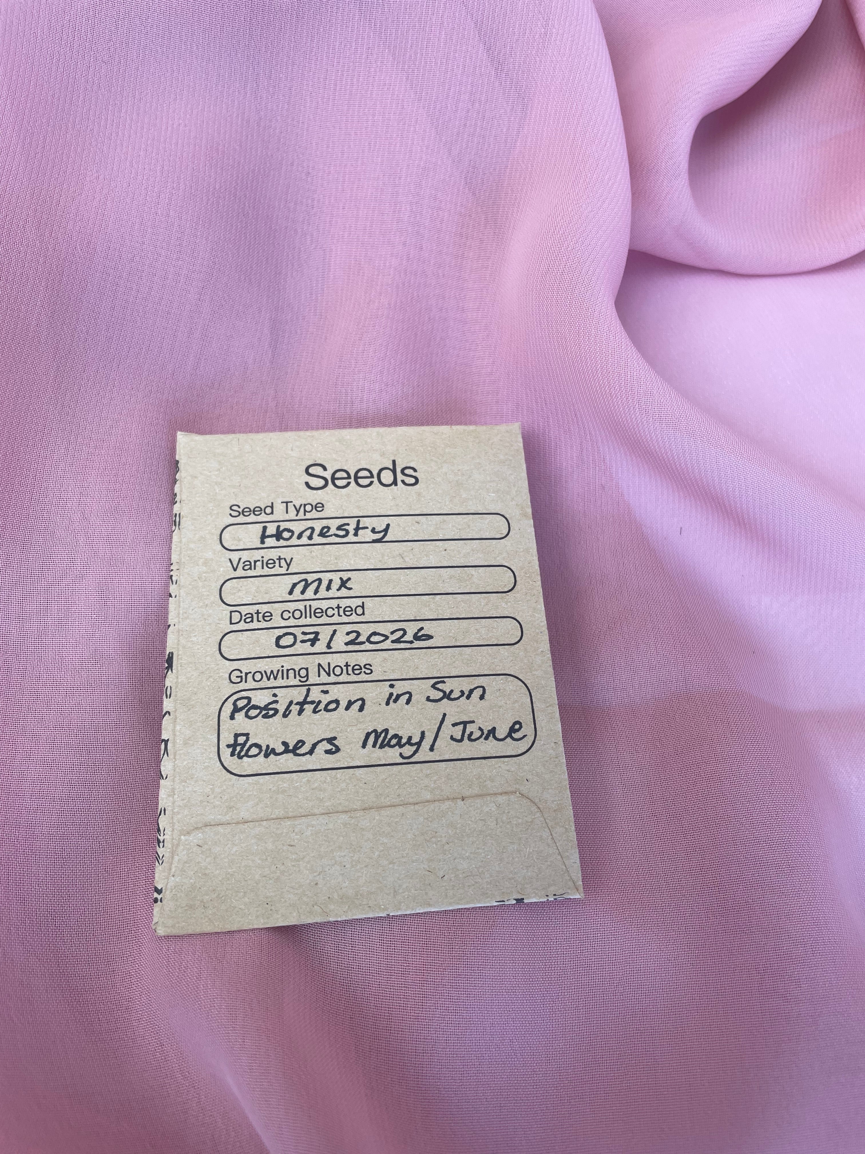 Let Love Grow Wedding Favour (with seeds)