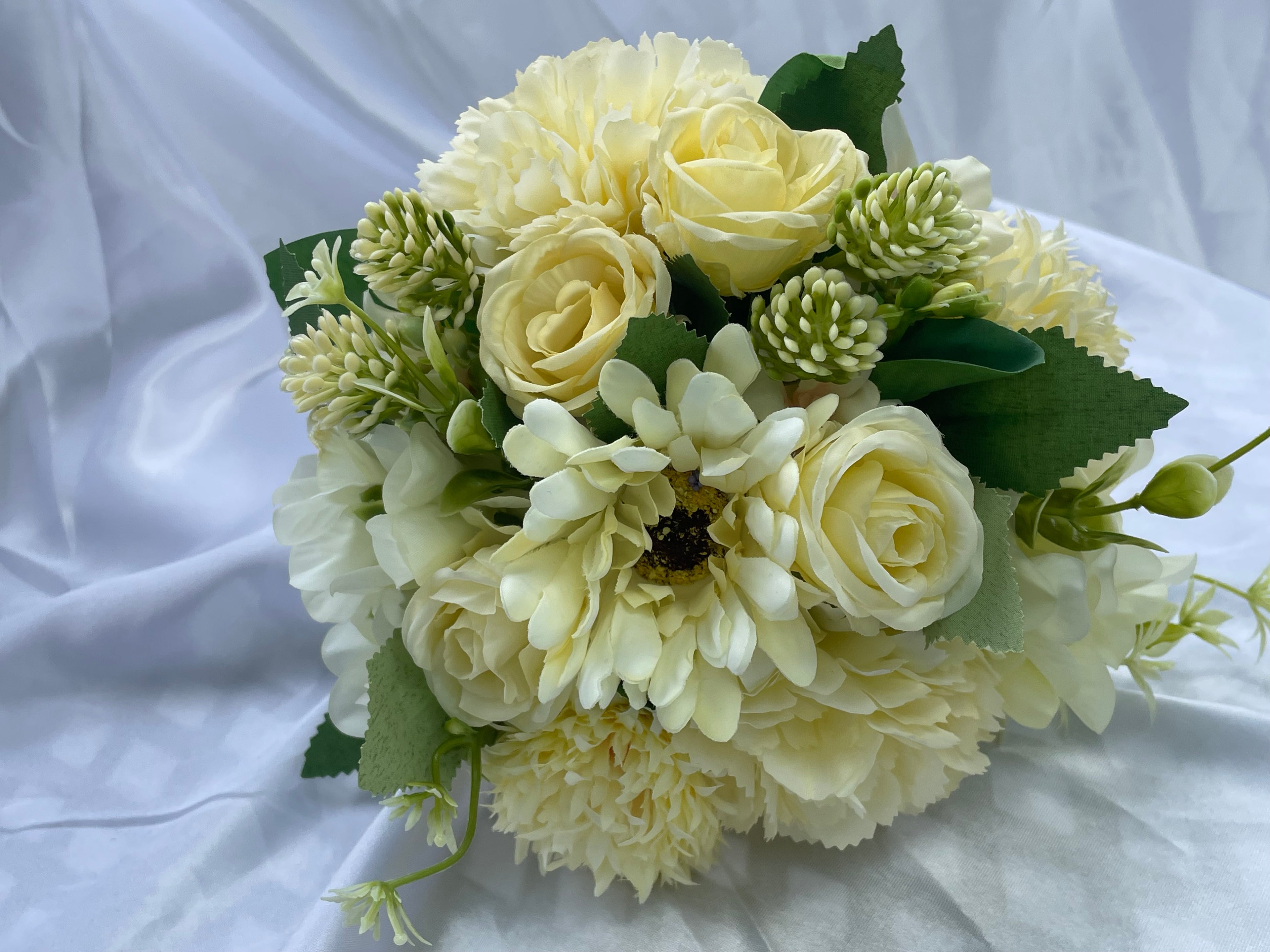 Lemon Artificial Flower Wedding Bouquet