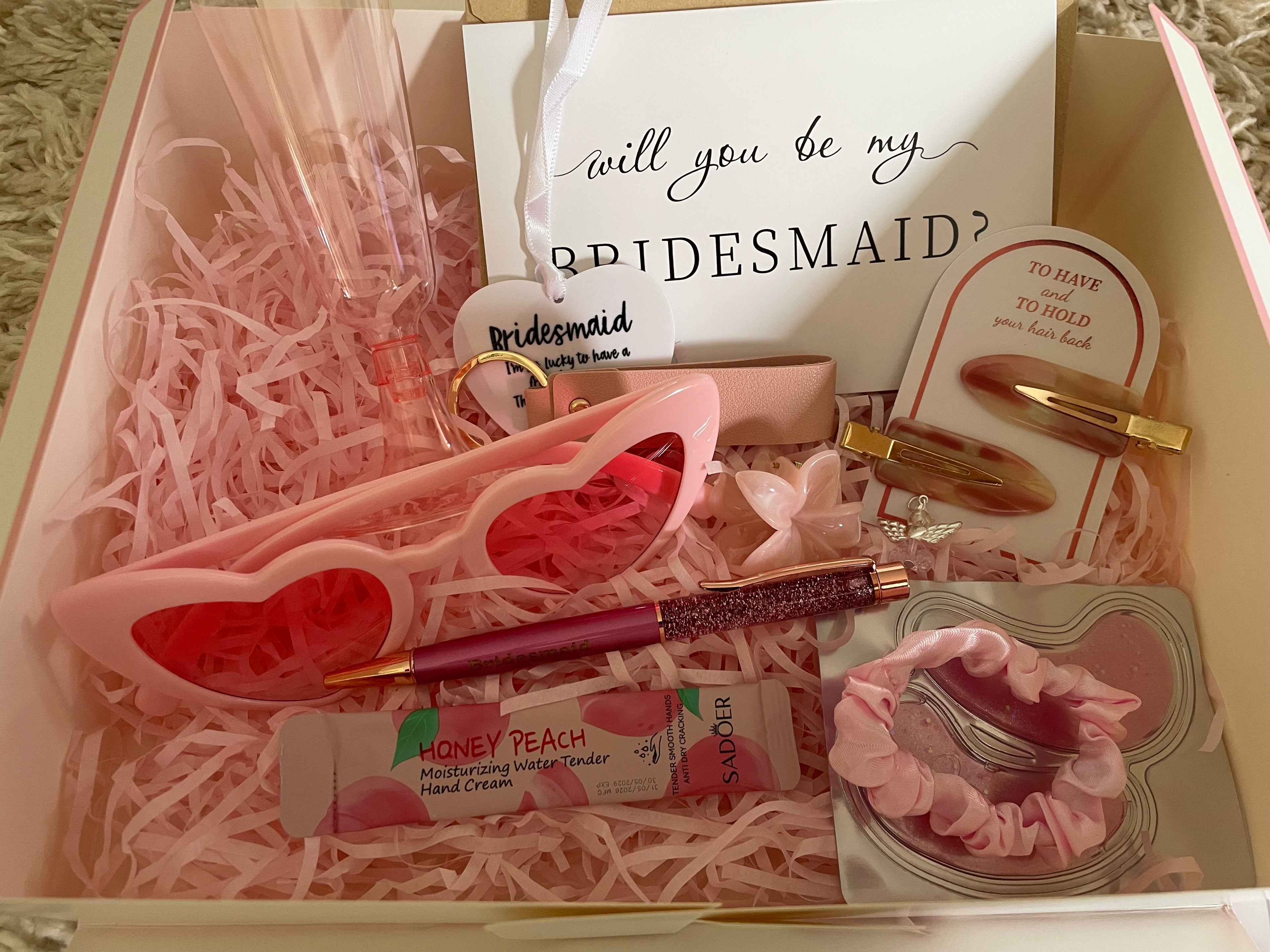 Bridesmaids Proposal Box large (pink)