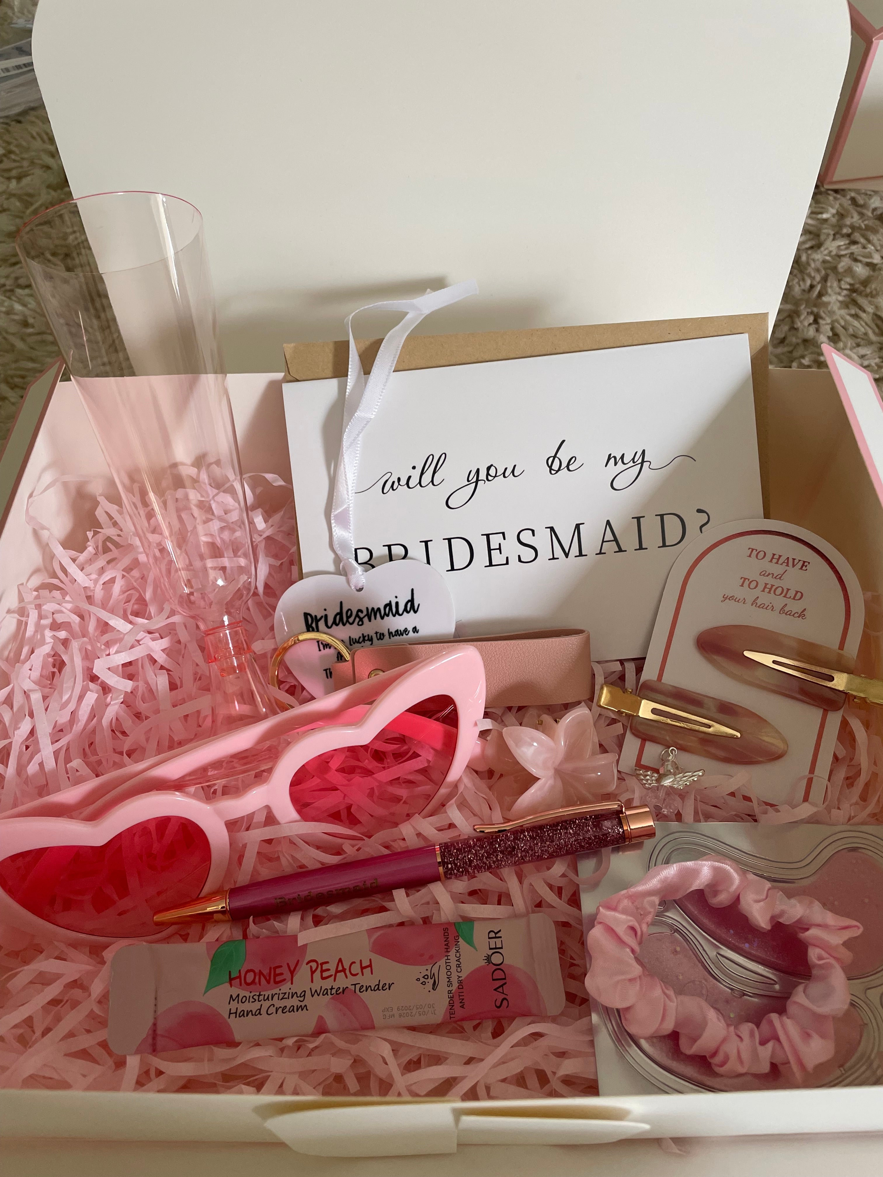 Bridesmaids Proposal Box large (pink)