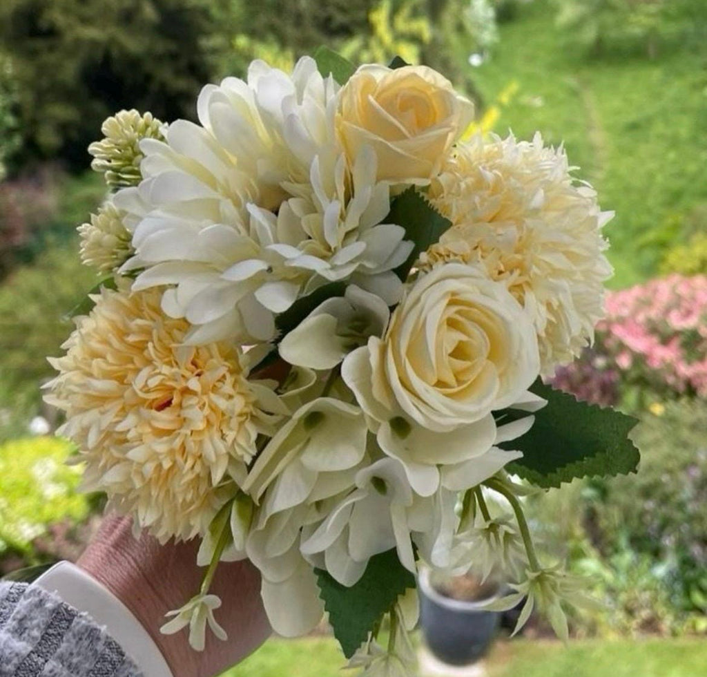 Lemon Artificial Flower Wedding Bouquet