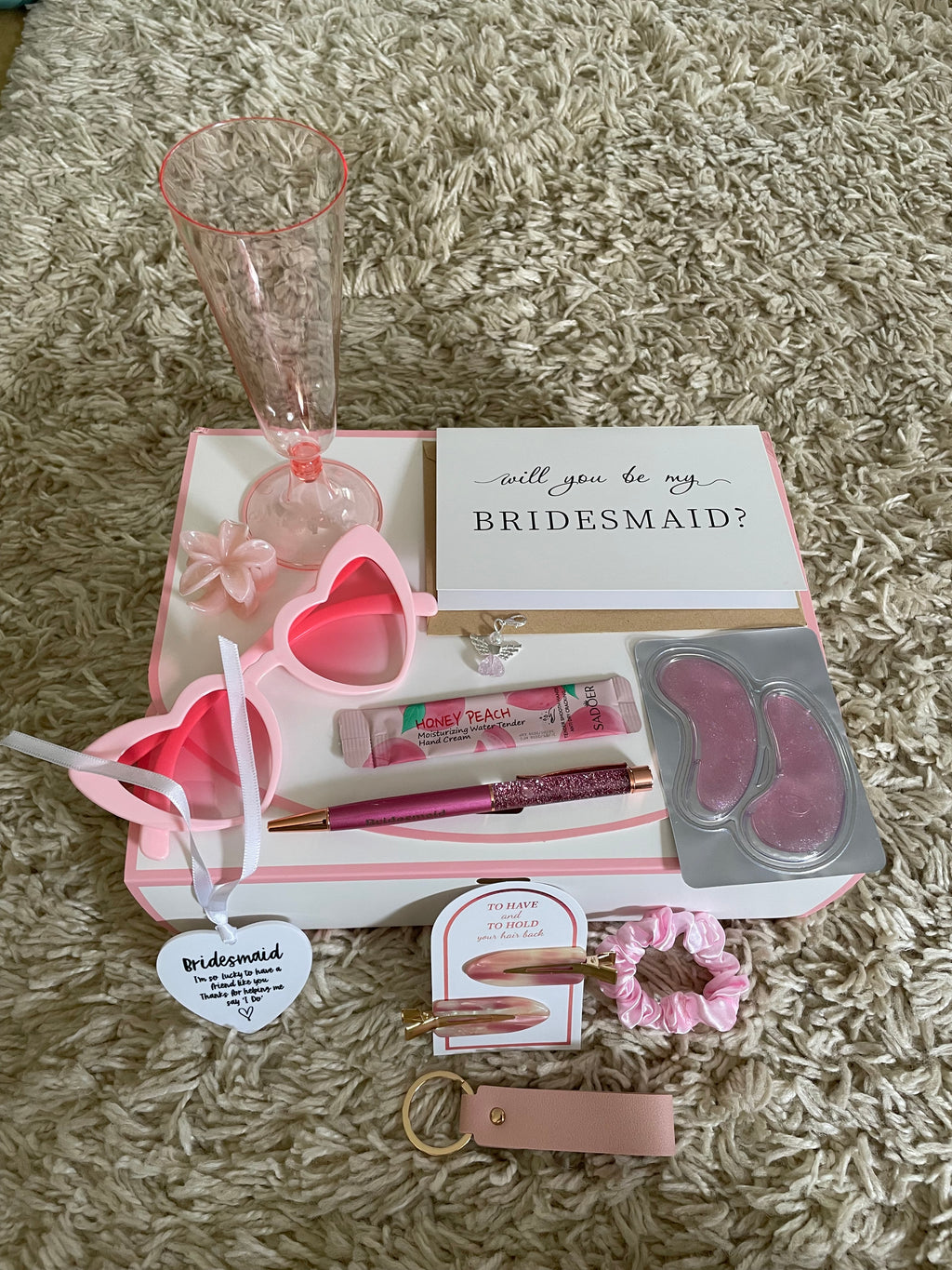 Bridesmaids Proposal Box large (pink)