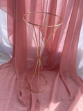 Gold Style Metal Flower Stand for Weddings / Ceremonies / Events 50cm