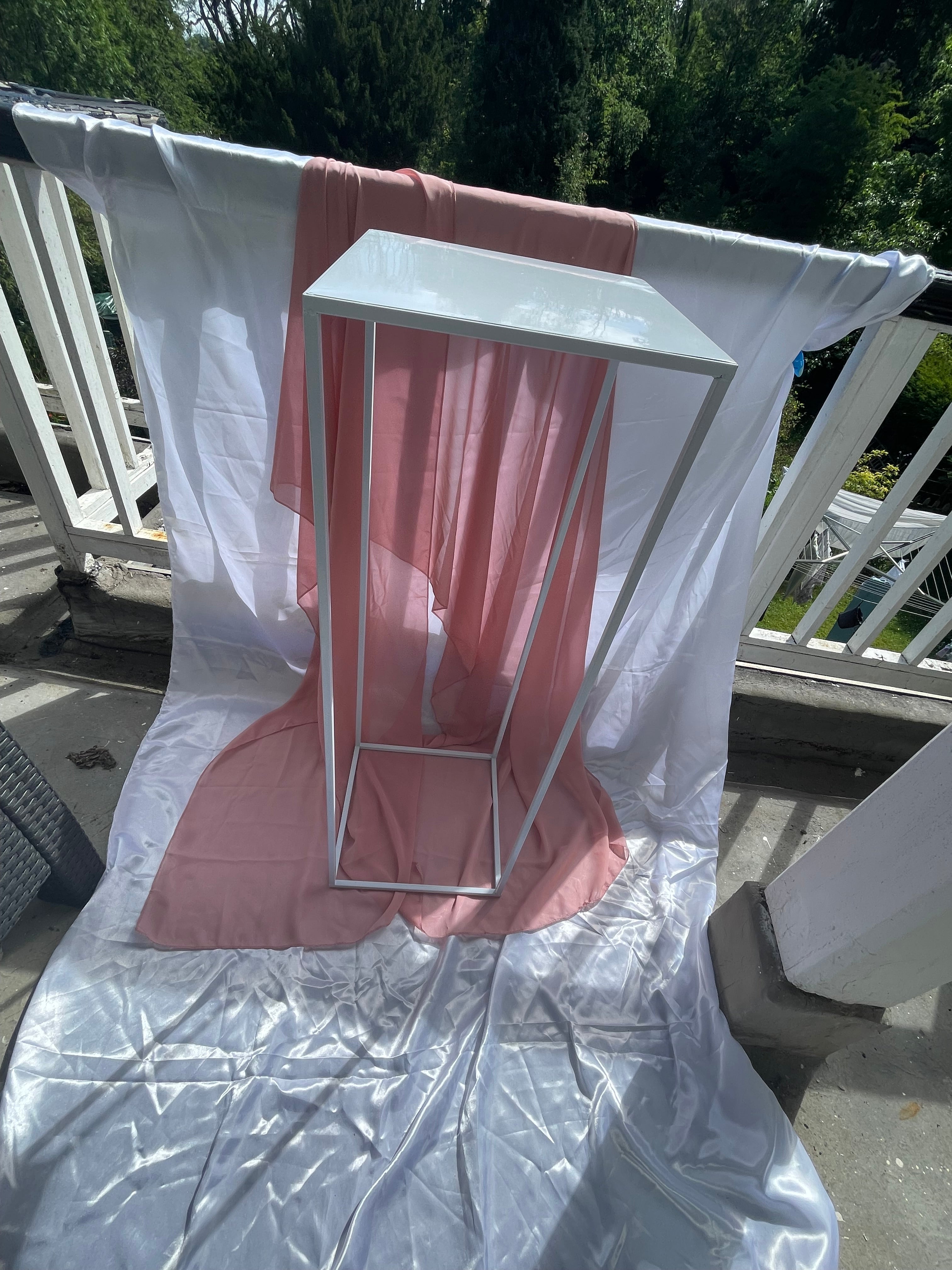 White Metal Wedding / Flower / Event Stand 90cm