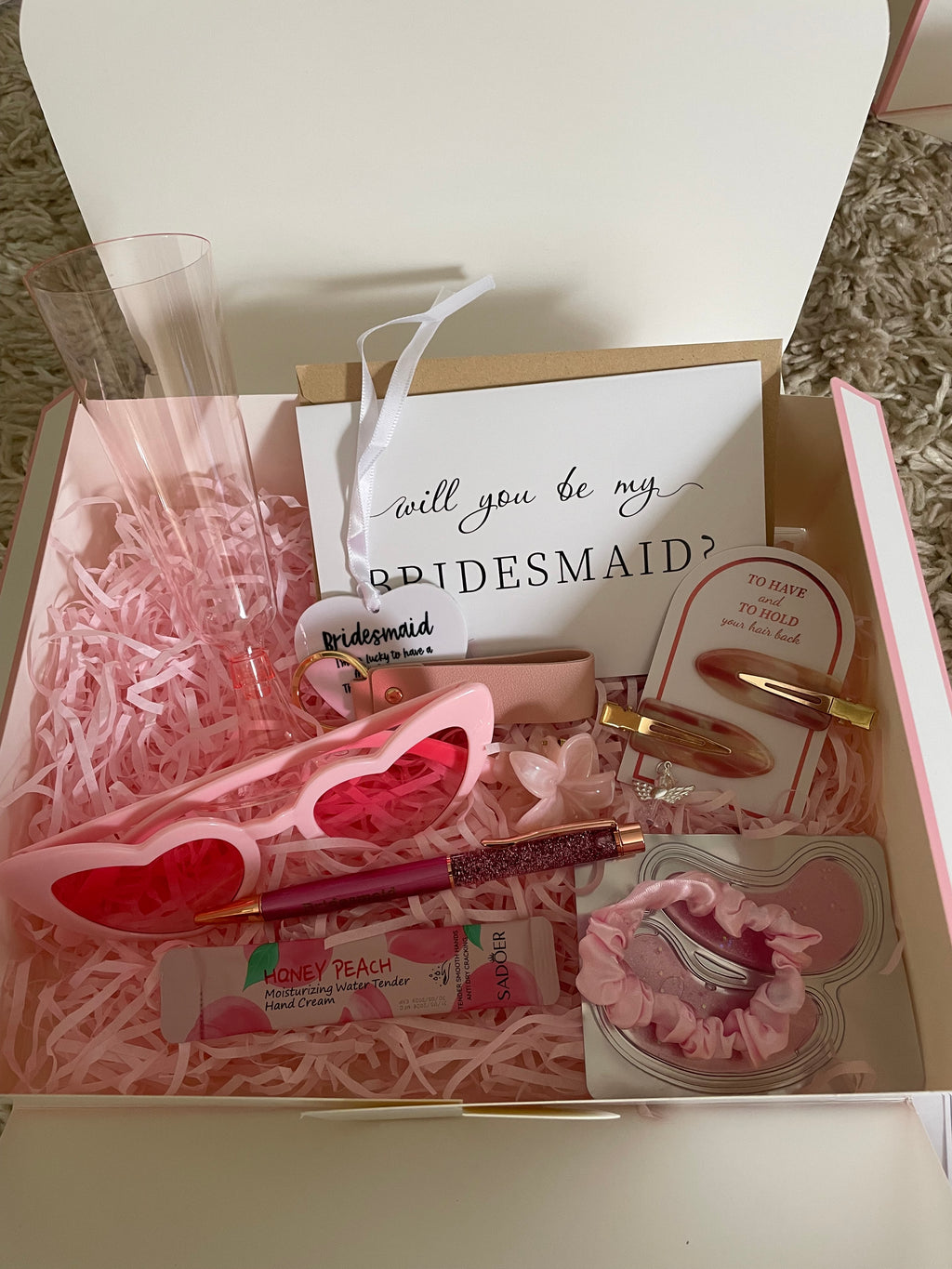 Bridesmaids Proposal Box large (pink)