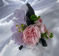 Pink and Lilac Artificial Wedding Pew End / Posey