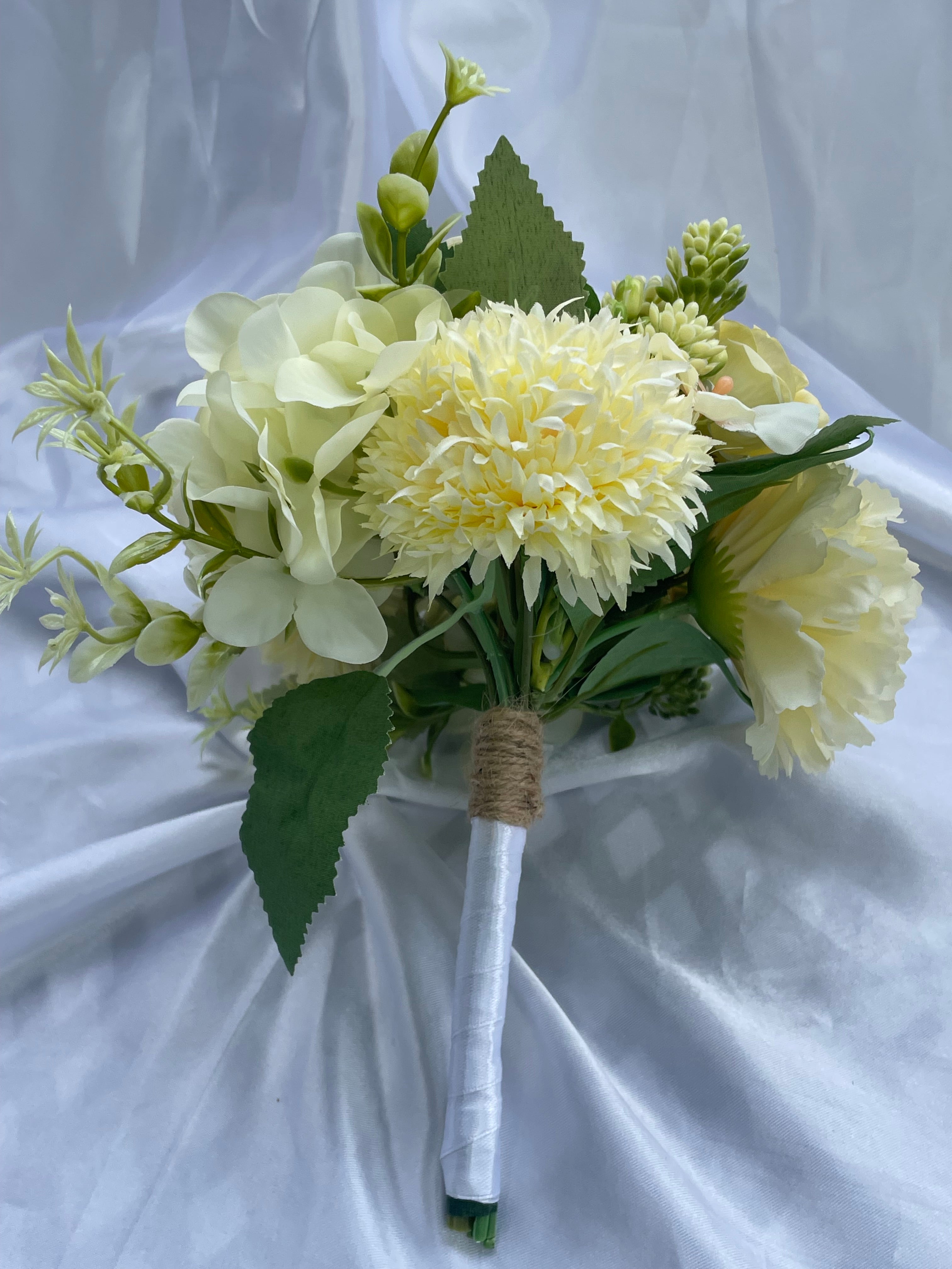Lemon Artificial Flower Wedding Bouquet