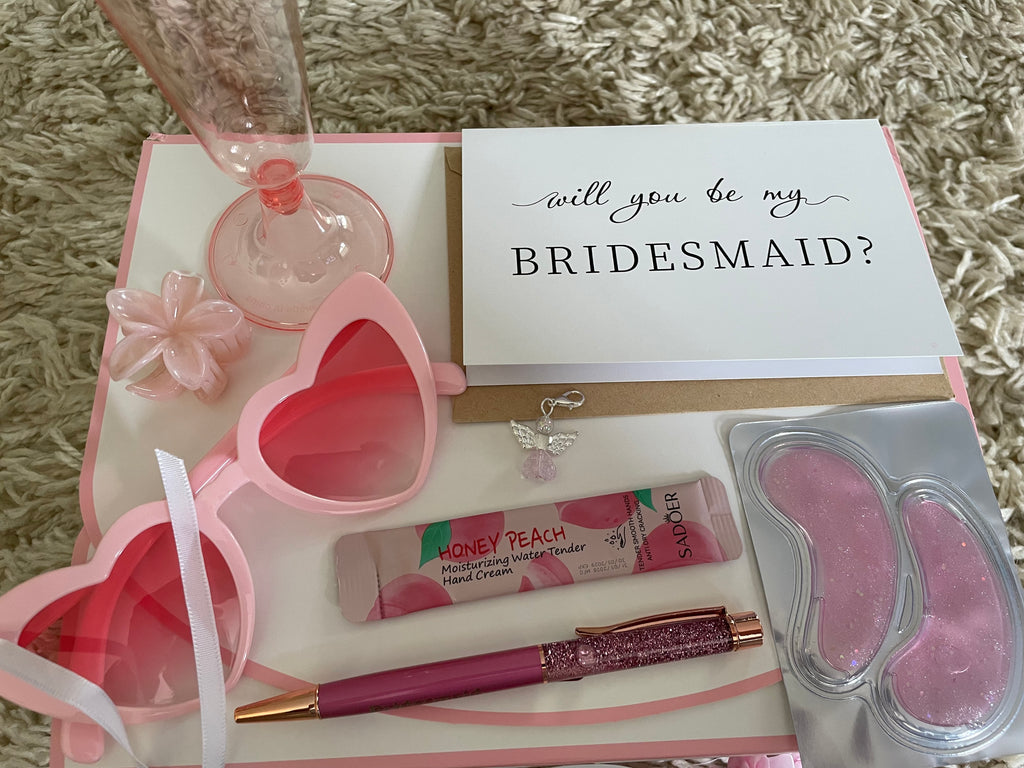 Bridesmaids Proposal Box large (pink)