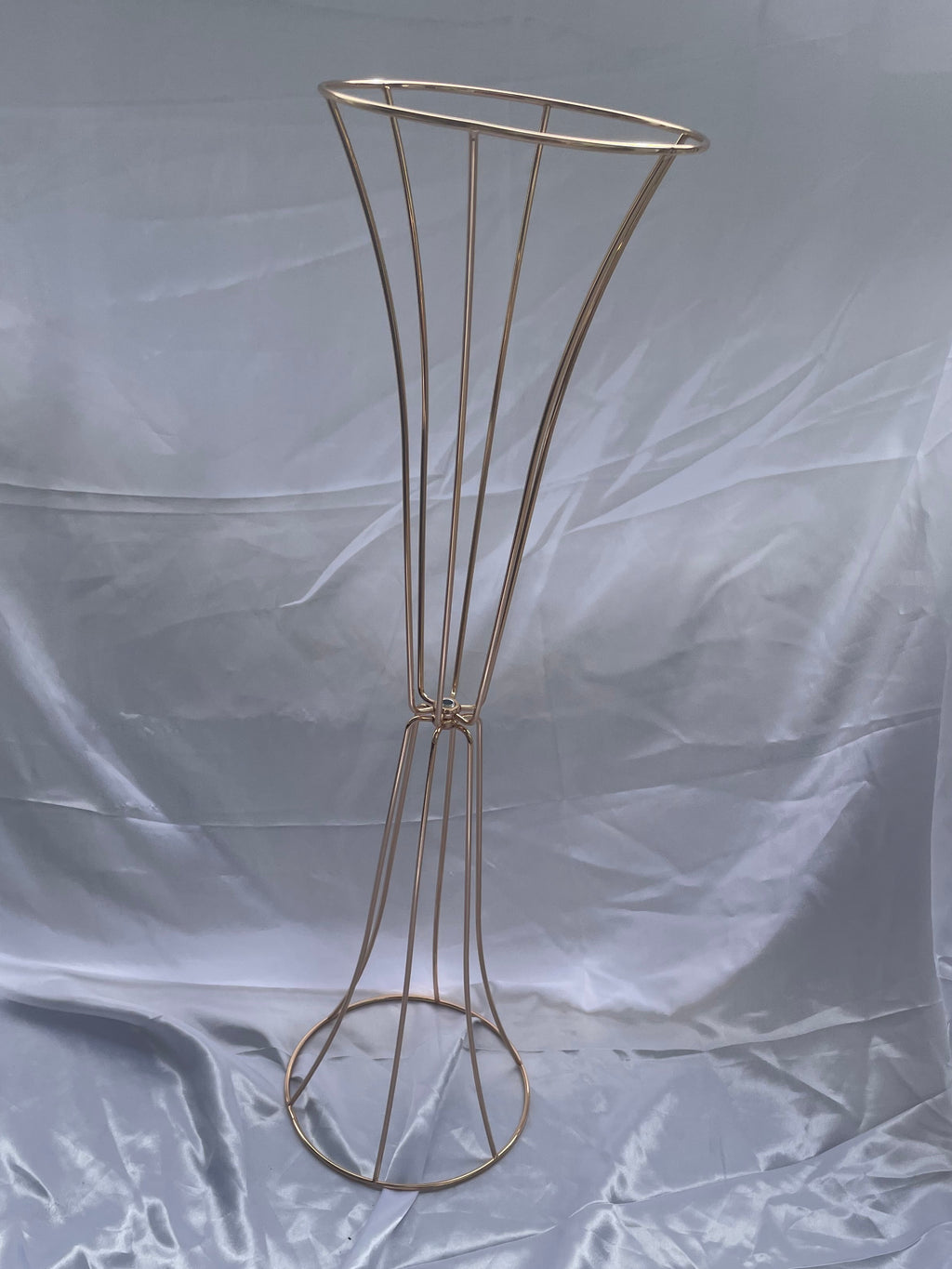 Gold Style Metal Flower Stand for Weddings / Ceremonies / Events 70cm