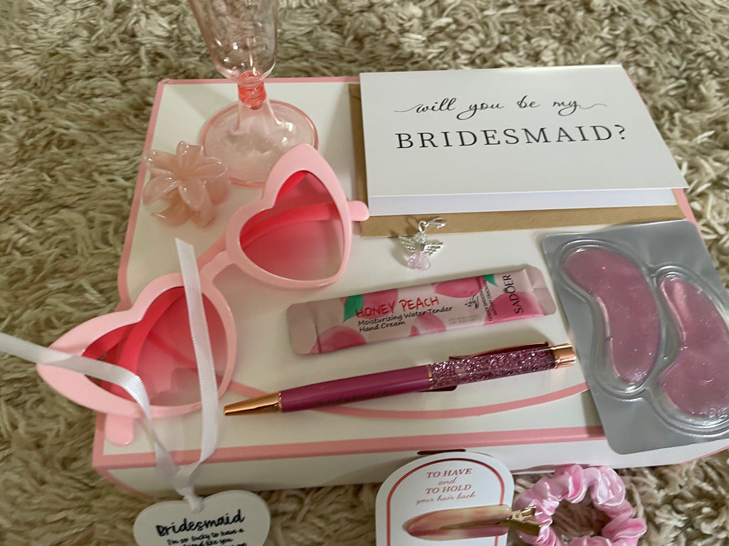 Bridesmaids Proposal Box large (pink)