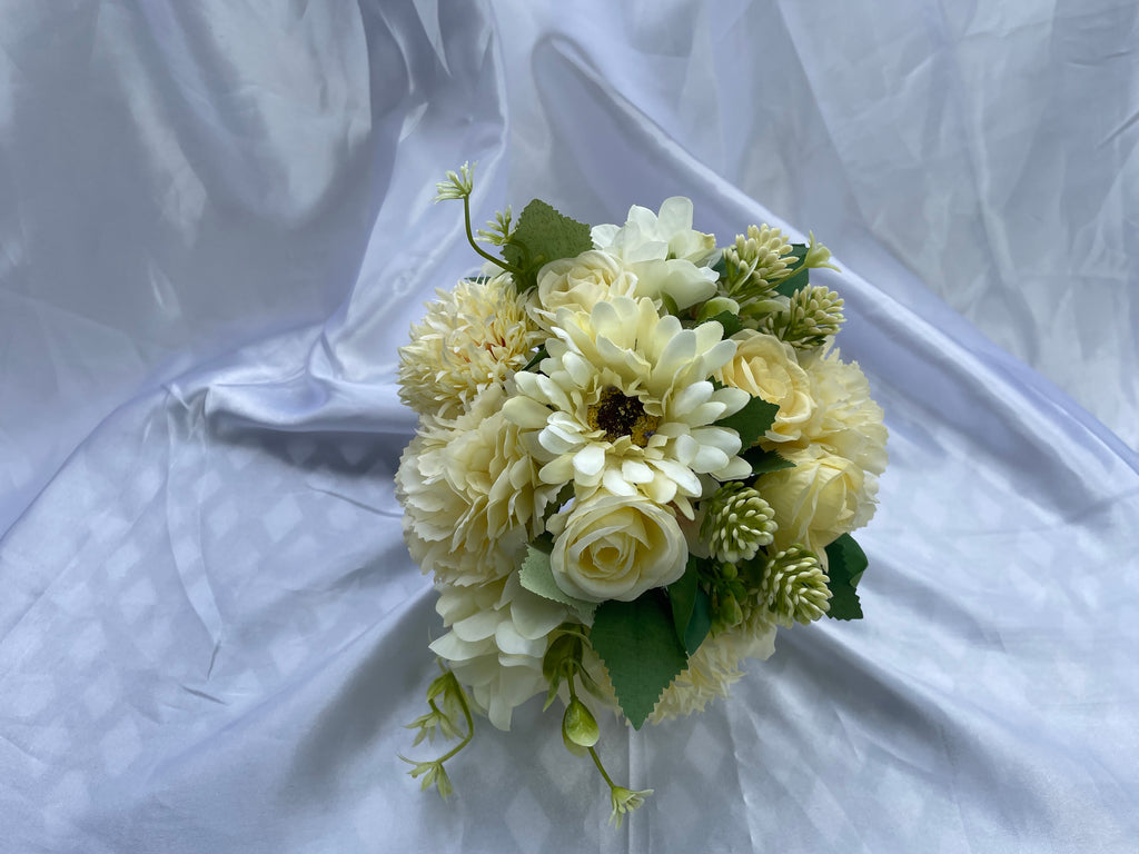 Lemon Artificial Flower Wedding Bouquet