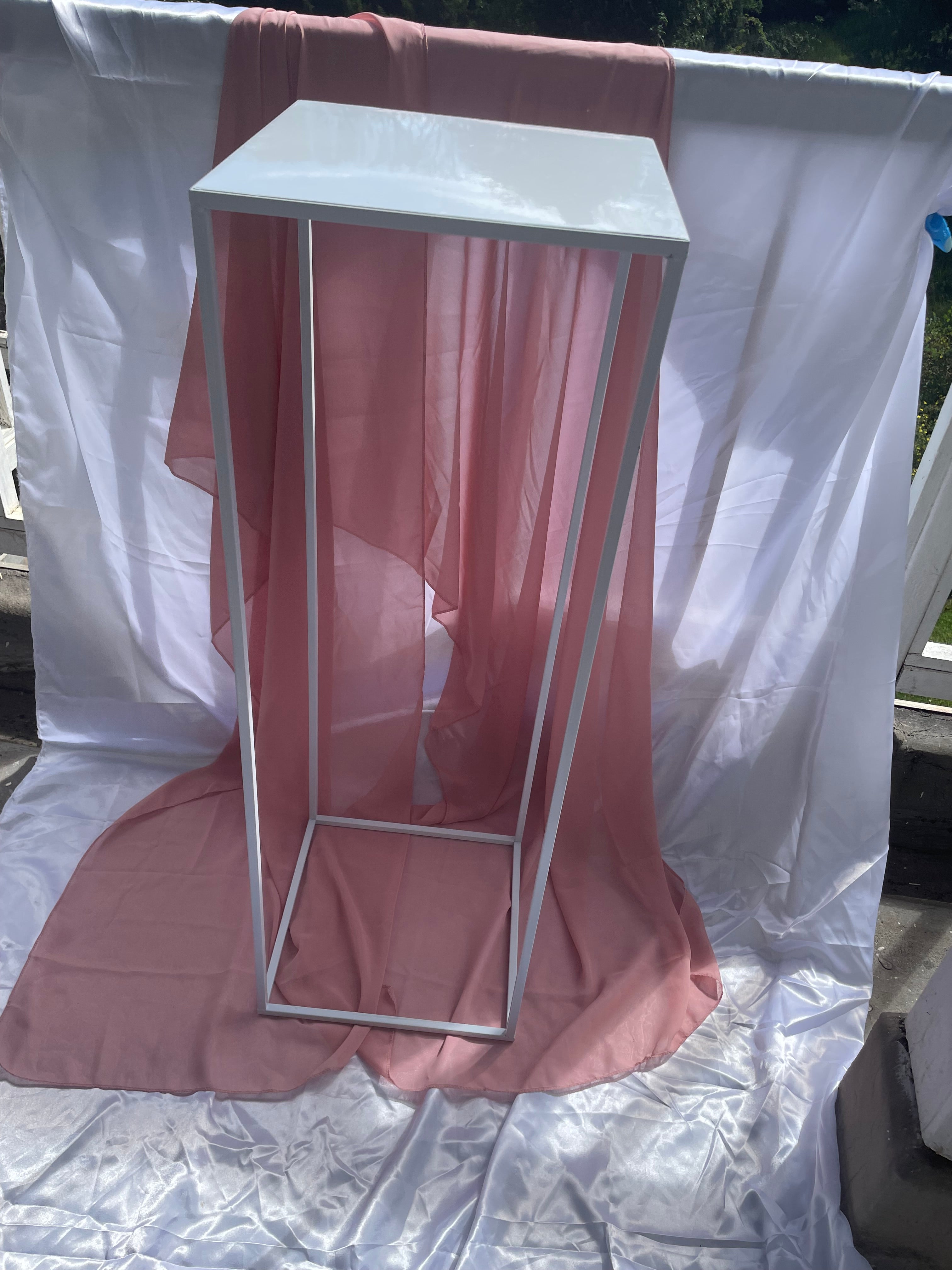 White Metal Wedding / Flower / Event Stand 90cm
