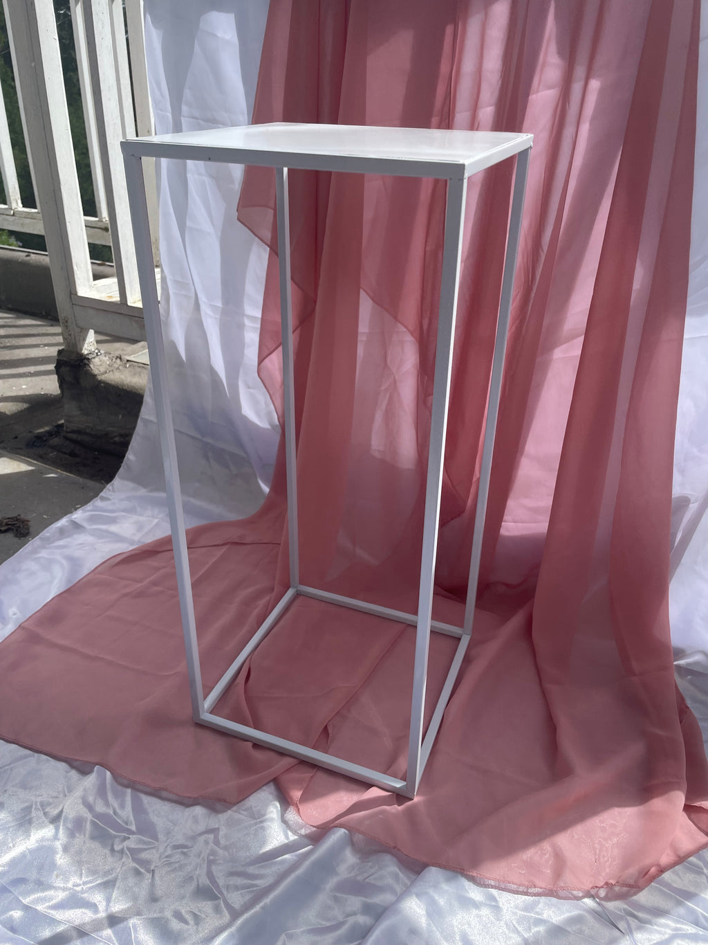 White Metal Wedding / Flower / Event Stand 60cm
