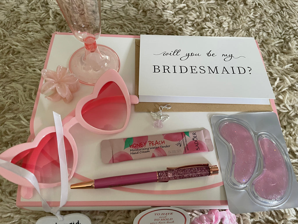 Bridesmaids Proposal Box large (pink)