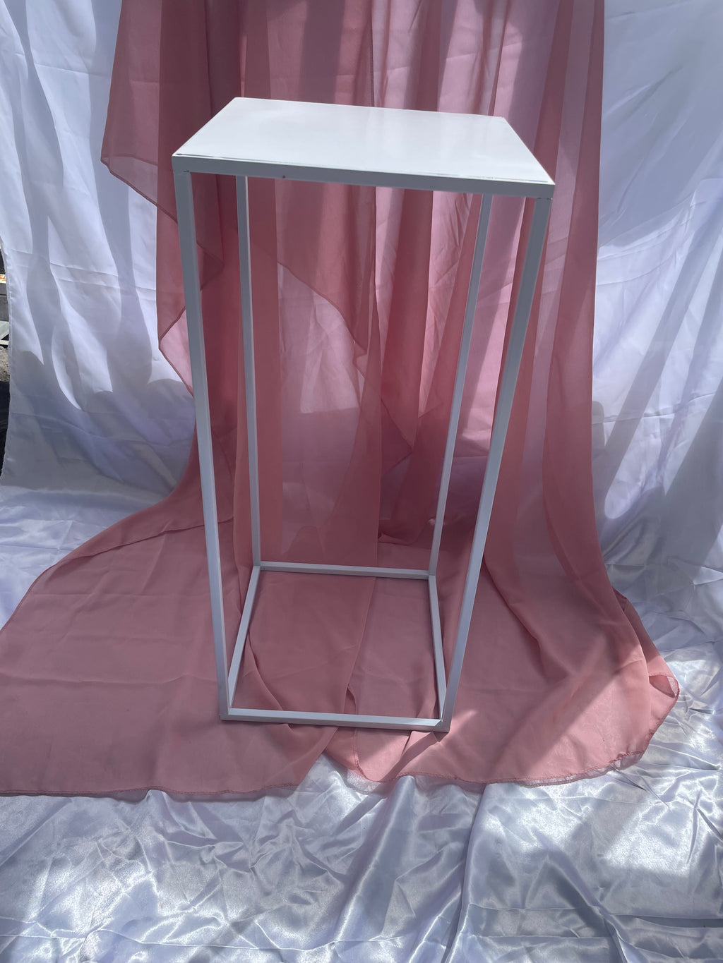 White Metal Wedding / Flower / Event Stand 60cm
