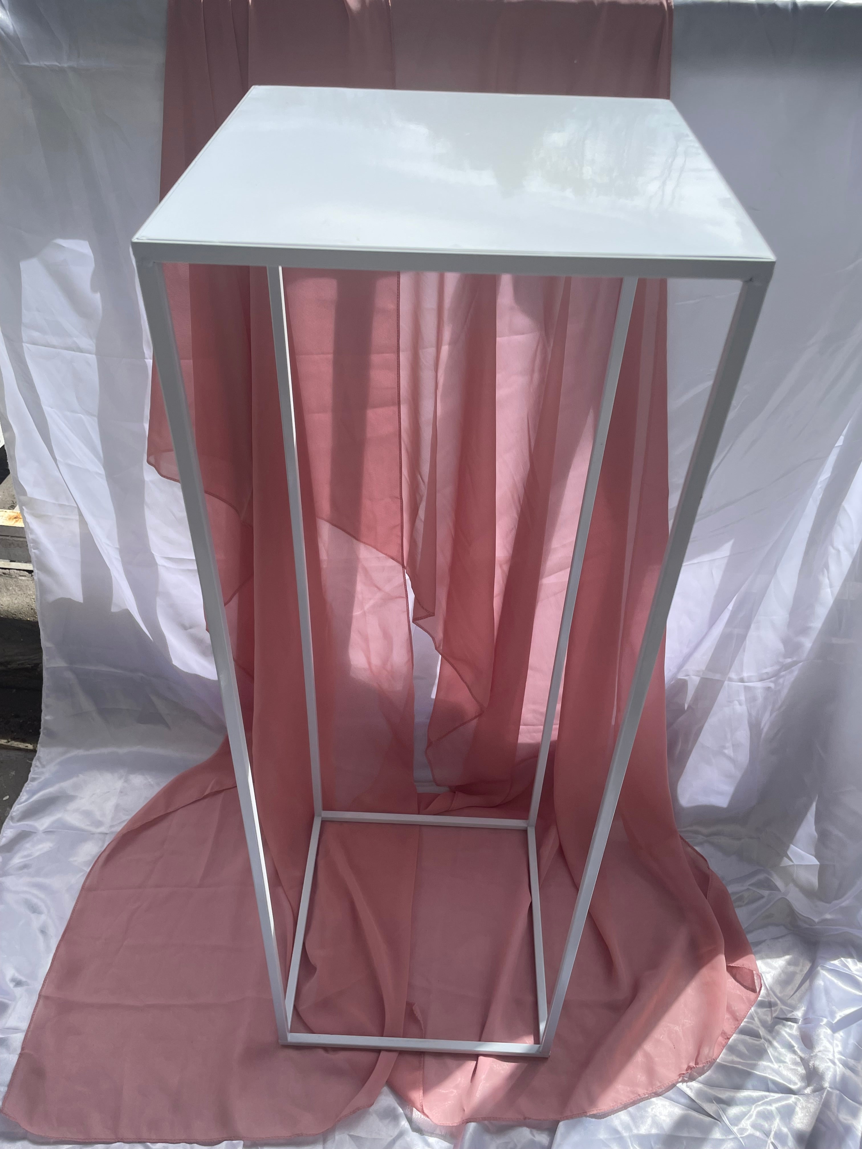 White Metal Wedding / Flower / Event Stand 90cm